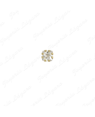 PIERCING ORO 18 KTS  CARTILAGO CIRCO GARRAS