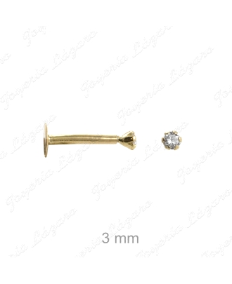 ORO 18 KTS PIERCING CIRCO GARRA PQ.