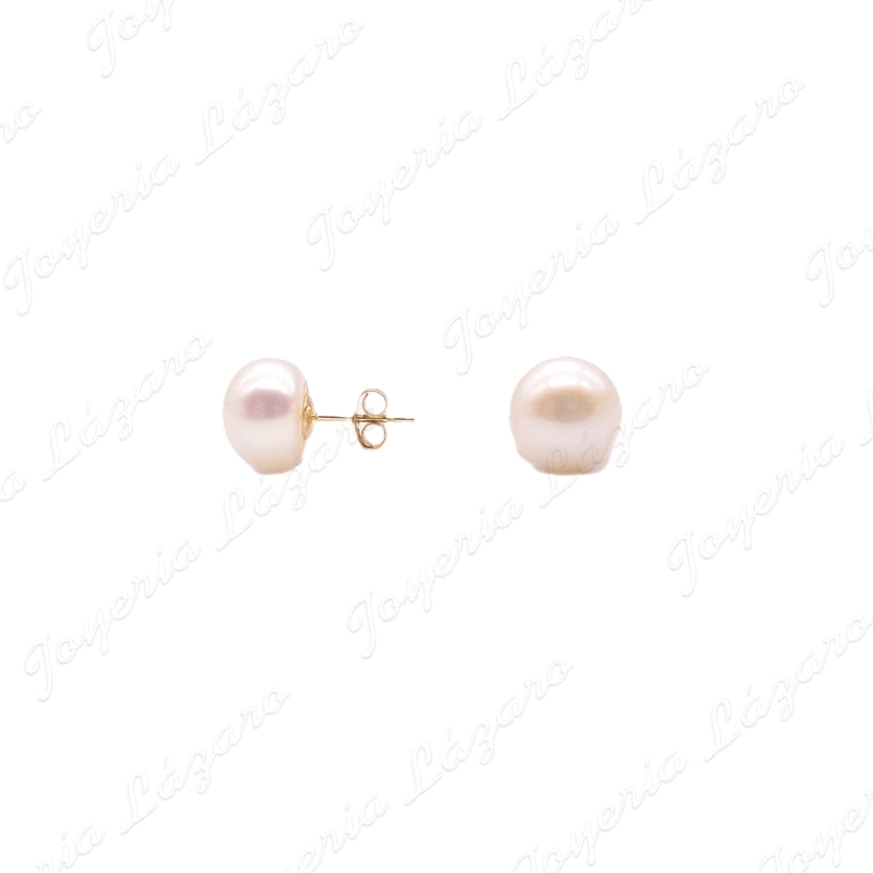 PERLAS ORO 18 KTS PEND. 8MM C. PRES.