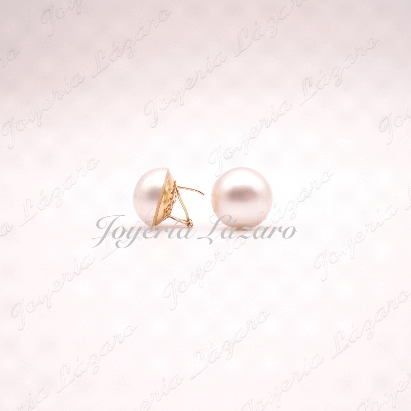 PEND. 18KTS  PERLA JAPONESA MABE 13MM OMEGA