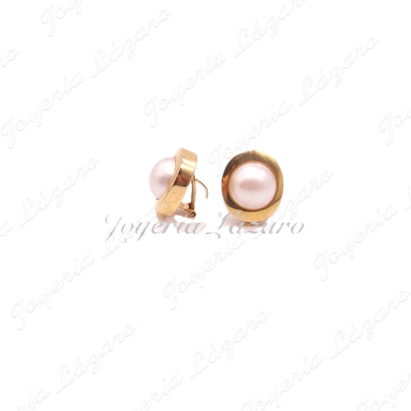 PEND. 18KTS PERLA JAPONESA14MM CAJETIN GRUESO+OMEGA