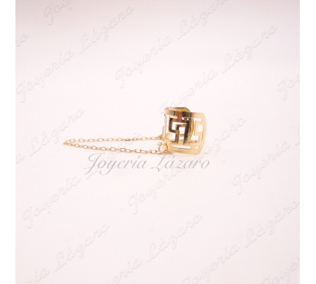 ORO 18 KTS PEND. ALTO GRECA CADENA, SOLO UNO.