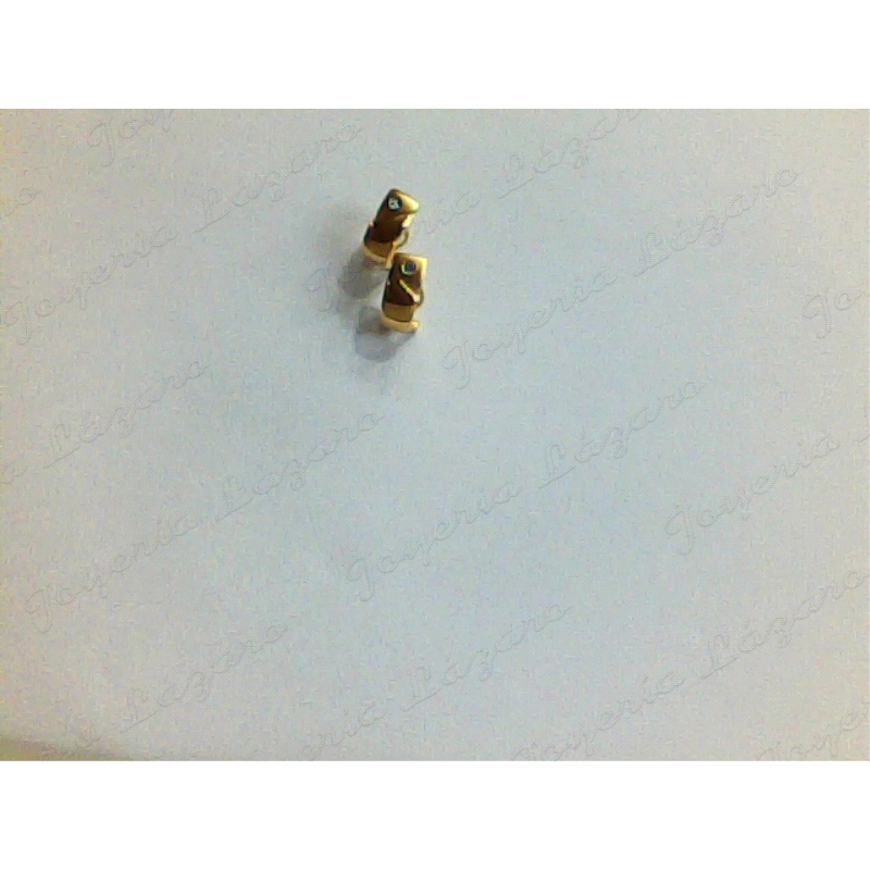 ORO 18 KTS PENDIENTES SRA.CIRCO PEQUEÑA OMEGA