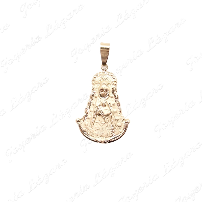 MEDALLA ORO 18 KTS VIRGEN ROCIO BUSTO 18X24MM