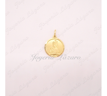 ORO 18 KTS MEDALLA ESCAPULARIO,V ANGUSTIAS