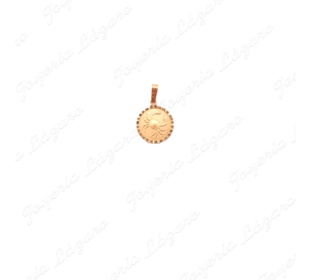 MEDALLA 18KT HOROSCOPO CANCER 15mm