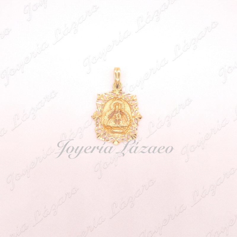 MEDALLA 18KT VIRGEN PILAR