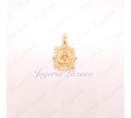 MEDALLA 18KT VIRGEN PILAR