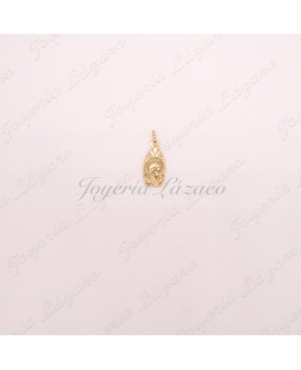 MEDALLA 18KTS V NIÑA CLASICA