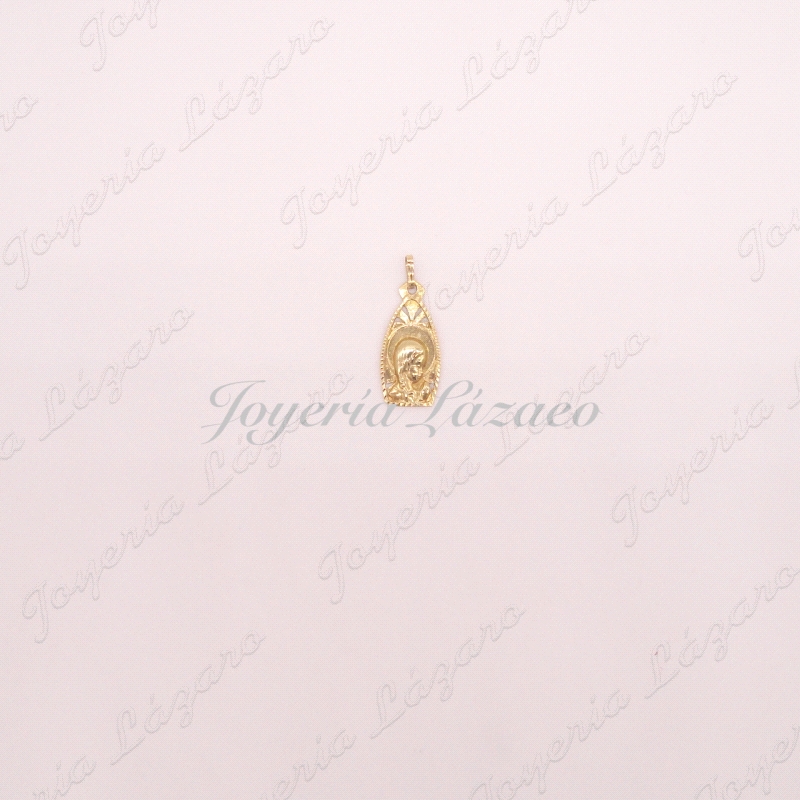 MEDALLA 18KTS V NIÑA CLASICA