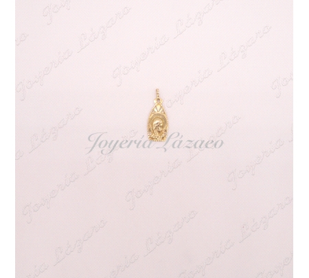 MEDALLA 18KTS V NIÑA CLASICA