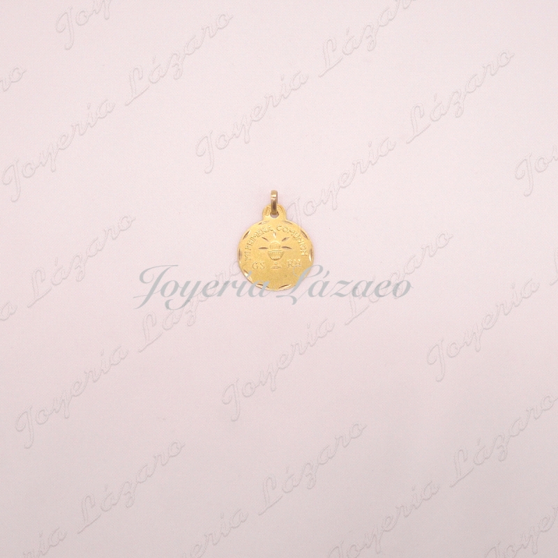 MEDALLA 18KTS COMUNION/CALIZ/RH