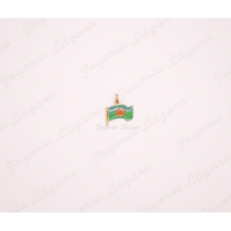 MEDALLA 18KTS BANDERA G