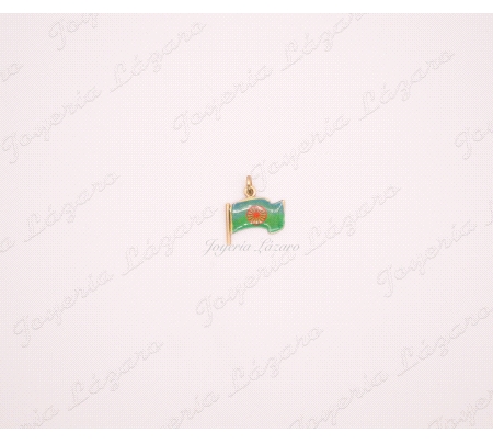 MEDALLA 18KTS BANDERA G