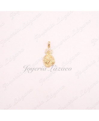 MEDALLA 18KTS VIRGEN MARIA PURISIMA MEDIANA