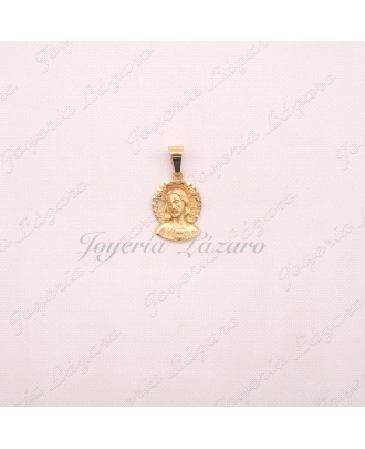 MEDALLA 18KTS CORAZON DE JESUS
