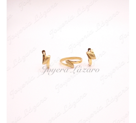 JUEGO 18KTS P+S HEBILLA