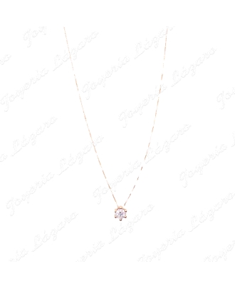 GARGANTILLA ORO 18 KTS CIRCONITA 6MM 6 GARRAS