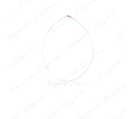 GARGANTILLA 18KTS FINA RIGIDA CABLE