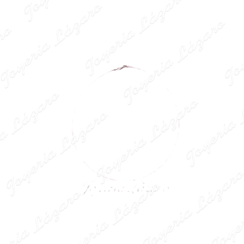 GARGANTILLA 18KTS BL, RIGIDA CABLE FINA