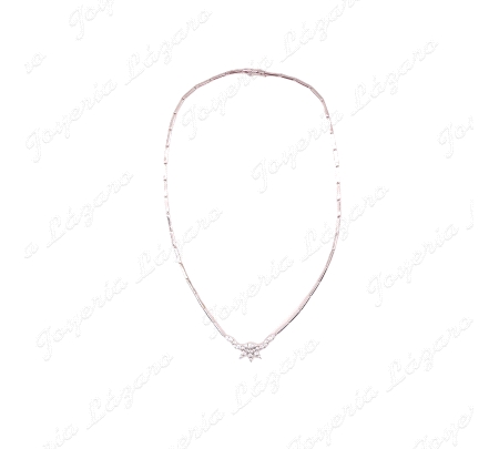 GARGANTILLA  18KTS BL. NOVIA