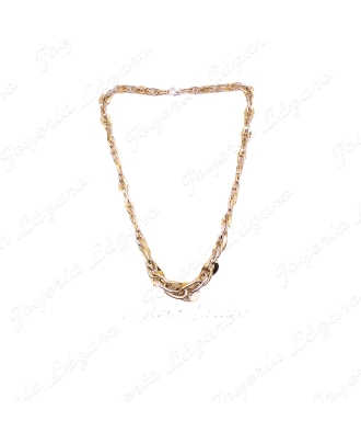 GARGANTILLA 18KTS  BIBOLOR ITALIANO