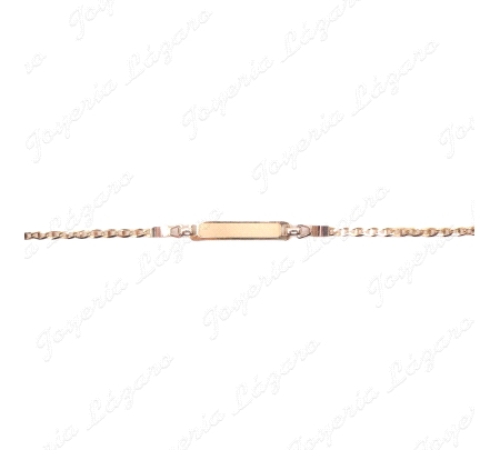 PULSERA 18KT BIC.ESCLAVA BEBÉ 2º POSTURA