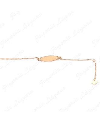 PULSERA/PLACA 18KTS NIÑ@