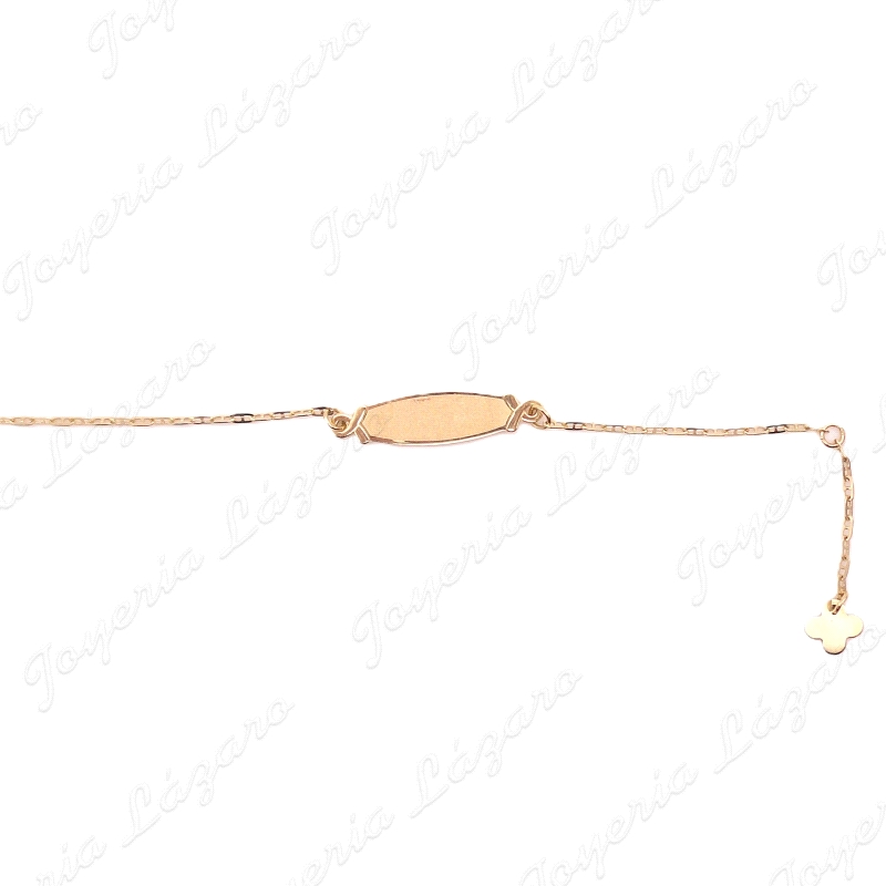 PULSERA/PLACA 18KTS NIÑ@