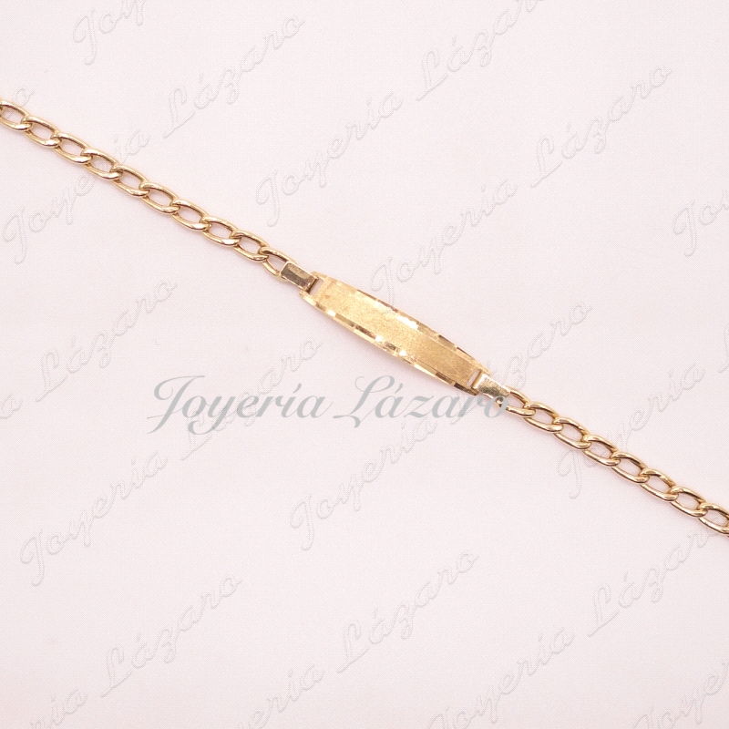 PULSERA/PLACA 18KTS NIÑ@
