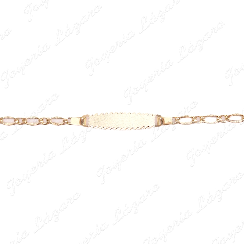 ESCLAVA BEBE 12CM ORO 18 KTS 1X1