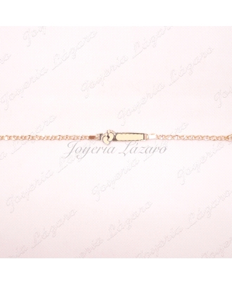 ESCLAVA BEBE ORO 18 KTS PIECECITOS