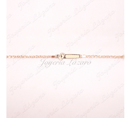 ESCLAVA BEBE ORO 18 KTS PIECECITOS