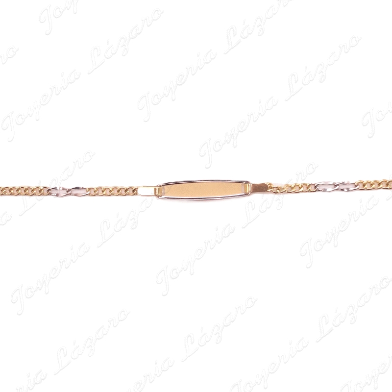 ORO 18 KTS ESCLAVA BEBE  CADENA BIC.