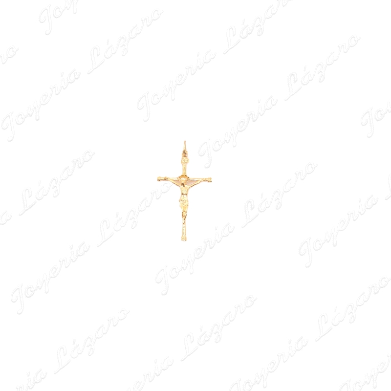 CRUZ ORO 18 KTS CON CRISTO 20X30