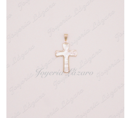 ORO 18 KTS CRUZ NACAR MEDIANA