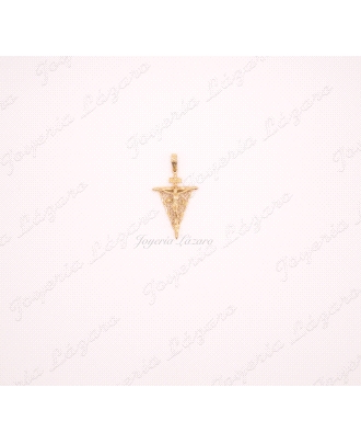 CRUZ 18KTS CRISTO REMEDIO DE ANIMAS DE CORDOBA