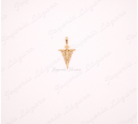 CRUZ 18KTS CRISTO REMEDIO DE ANIMAS DE CORDOBA