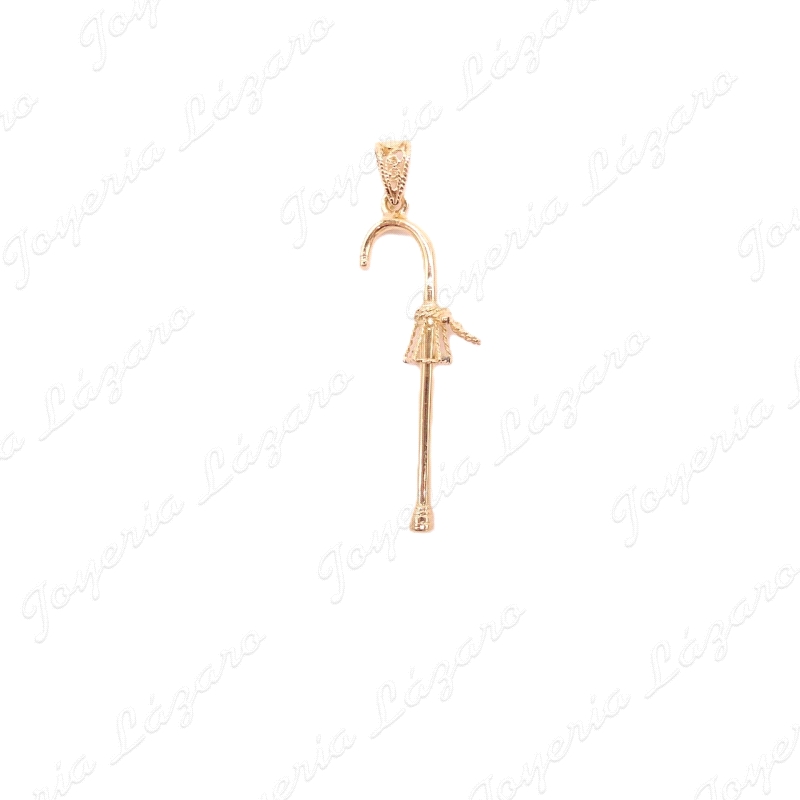 COLGANTE  ORO 18 KTS VARA CACHABA GITANA 40MM