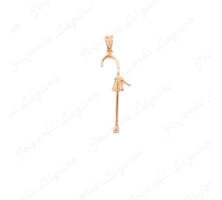 COLGANTE  ORO 18 KTS VARA CACHABA GITANA 40MM