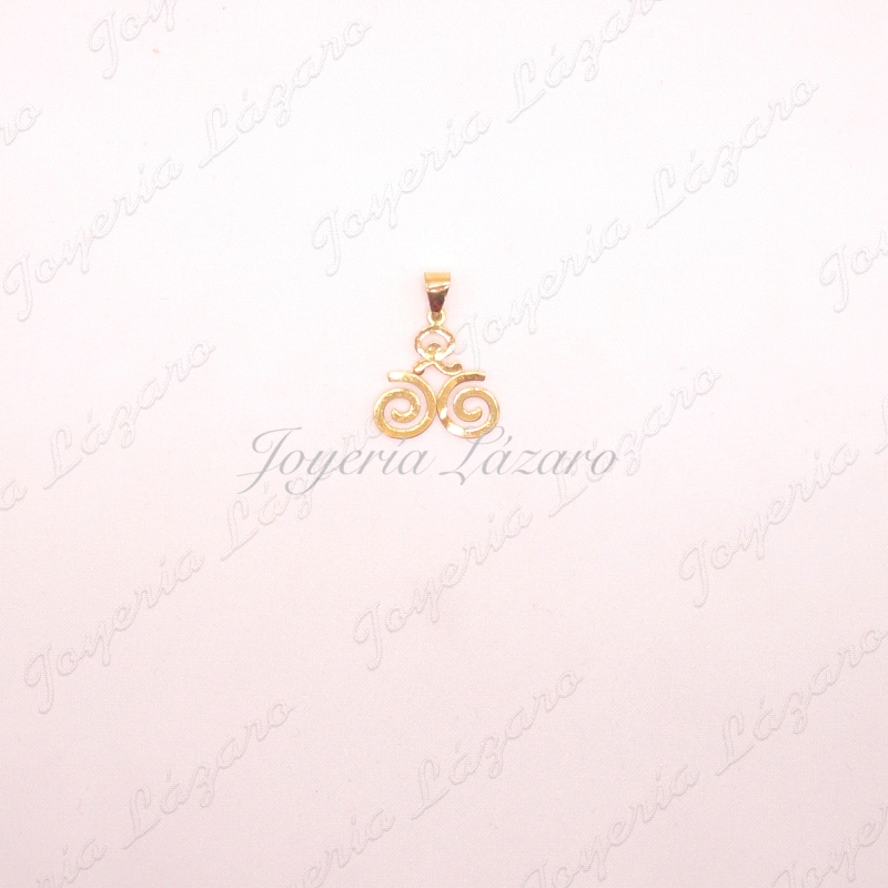 ORO 18 KTS COLGANTE INDALO RUEDAS