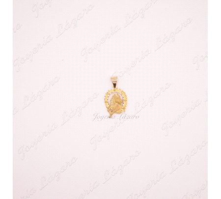 ORO 18 KTS COLGANTE HERRADURA CABALLO