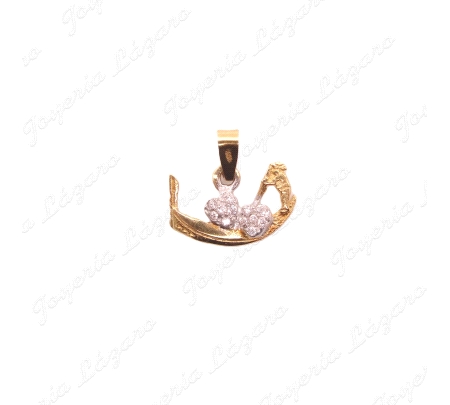 COLGANTE ORO18KT CORAZONES CIRCO. EN GONDOLA