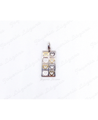 COLGANTE OROBL,18KT CORAZONES