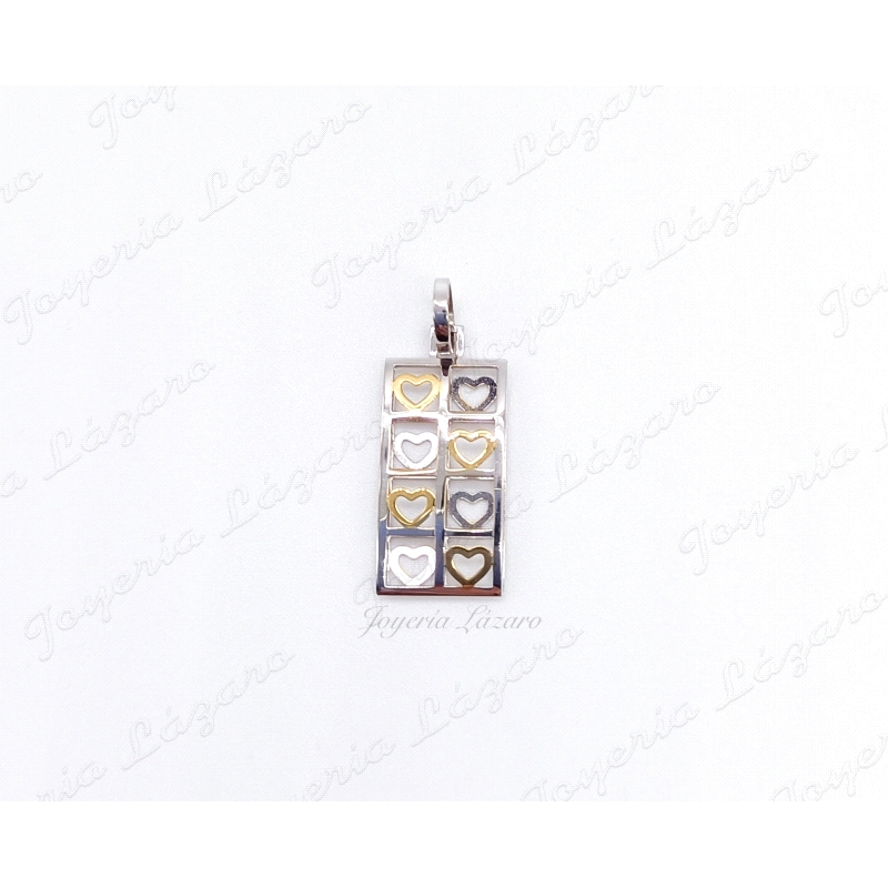 COLGANTE OROBL,18KT CORAZONES