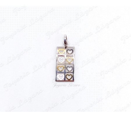 COLGANTE OROBL,18KT CORAZONES