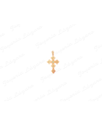 COLGANTE 18KTS CRUZ ESMERALDAS