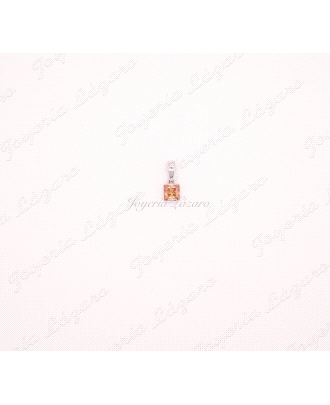 COLGANTE 18KTS BL. AMBAR