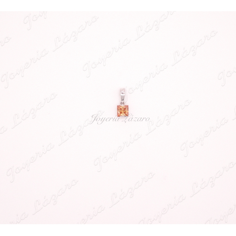 COLGANTE 18KTS BL. AMBAR