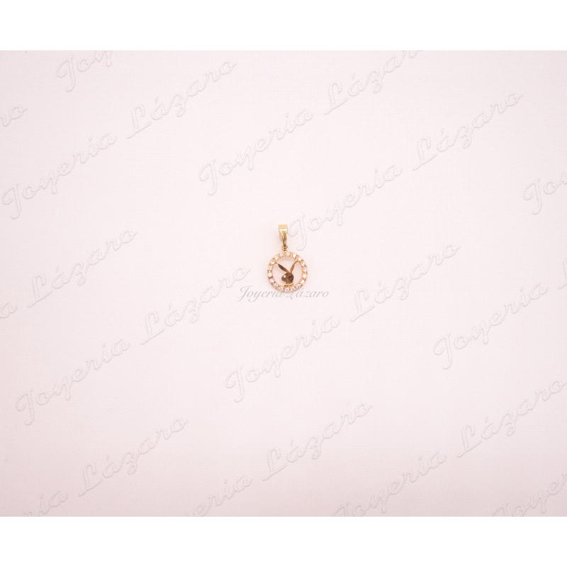 COLGANTE 18KTS PLAYBOY